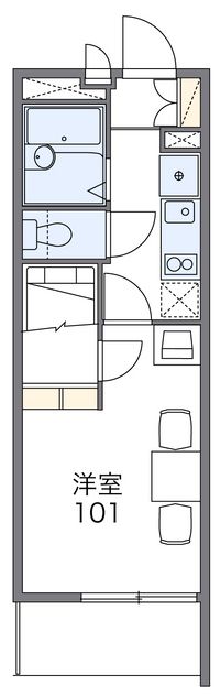 レオパレスルピナス 間取り図