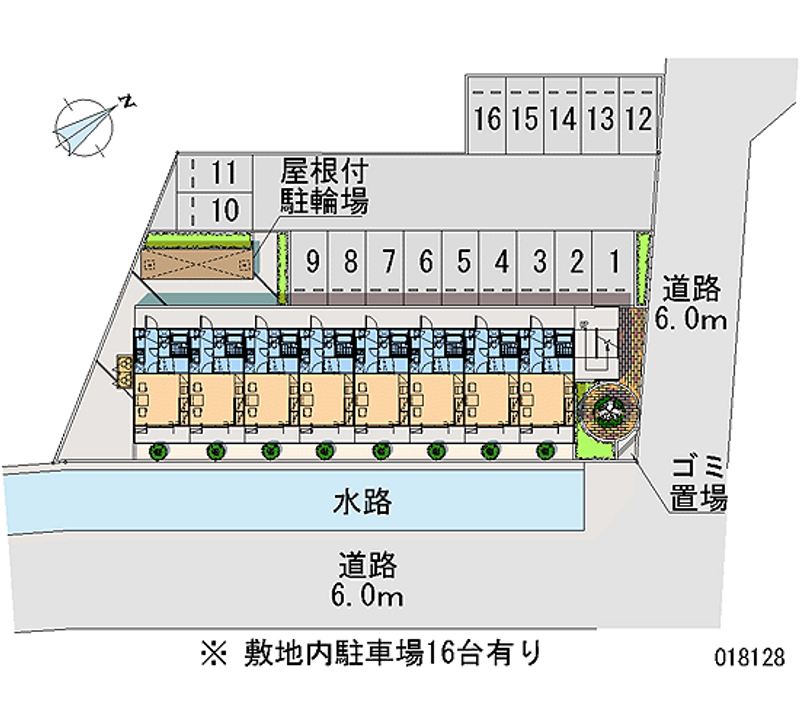 18128 Monthly parking lot