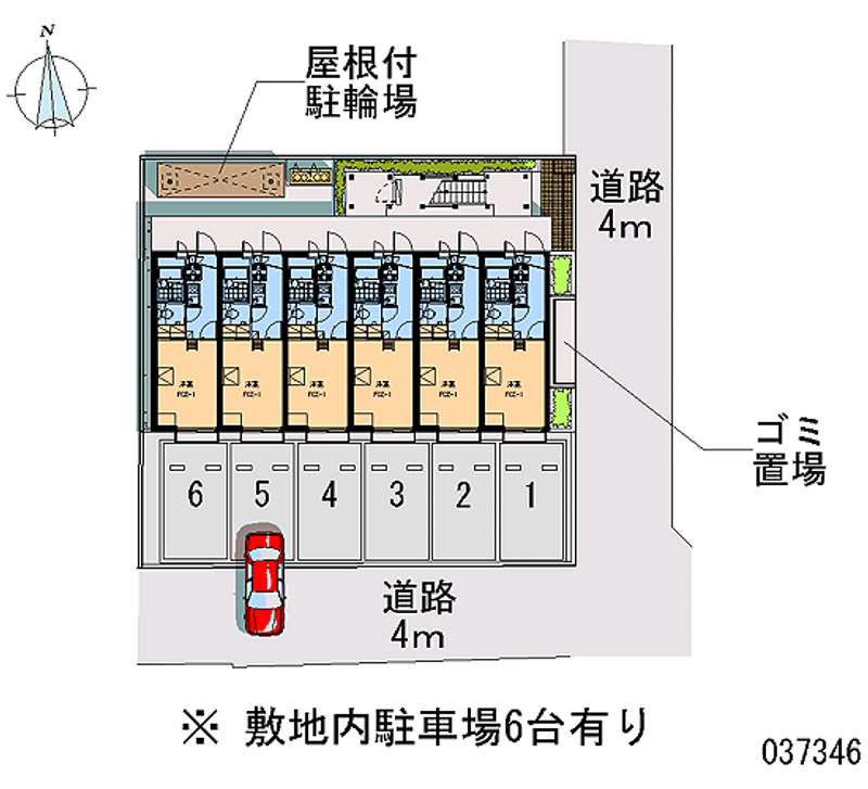 レオパレス和 区画図