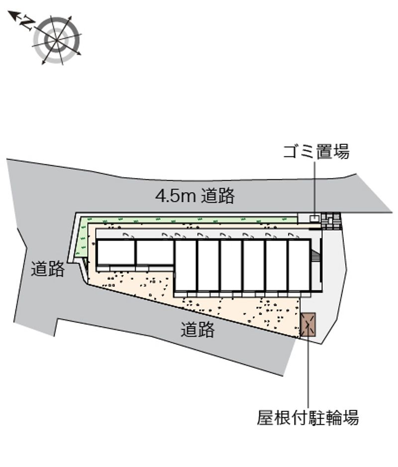 レオパレス三田 配置図