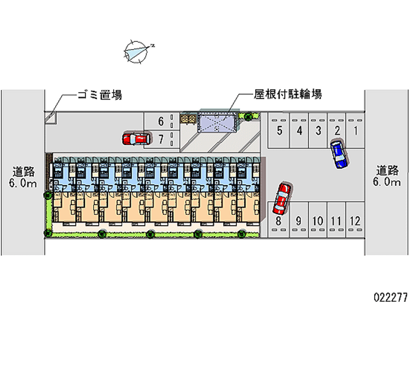 レオパレスイースト 月極駐車場