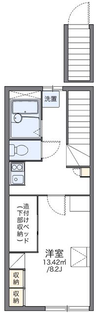 レオパレス前ヶ崎 間取図