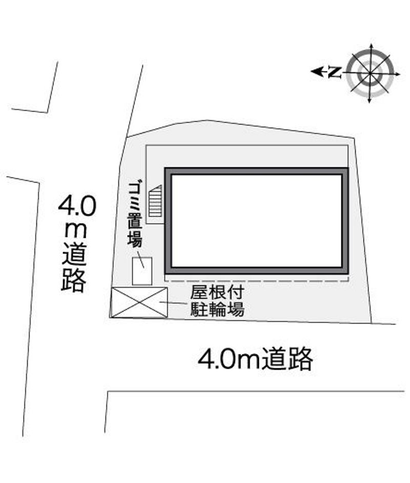 レオパレスＥＳＳＯＲ湯築 配置図