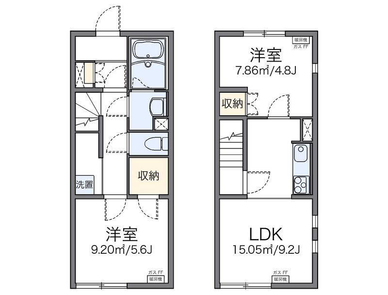 レオネクストエクシールⅢ 間取図