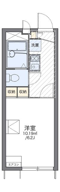 レオパレスＴＡＫＡ　イプシロン 間取り図