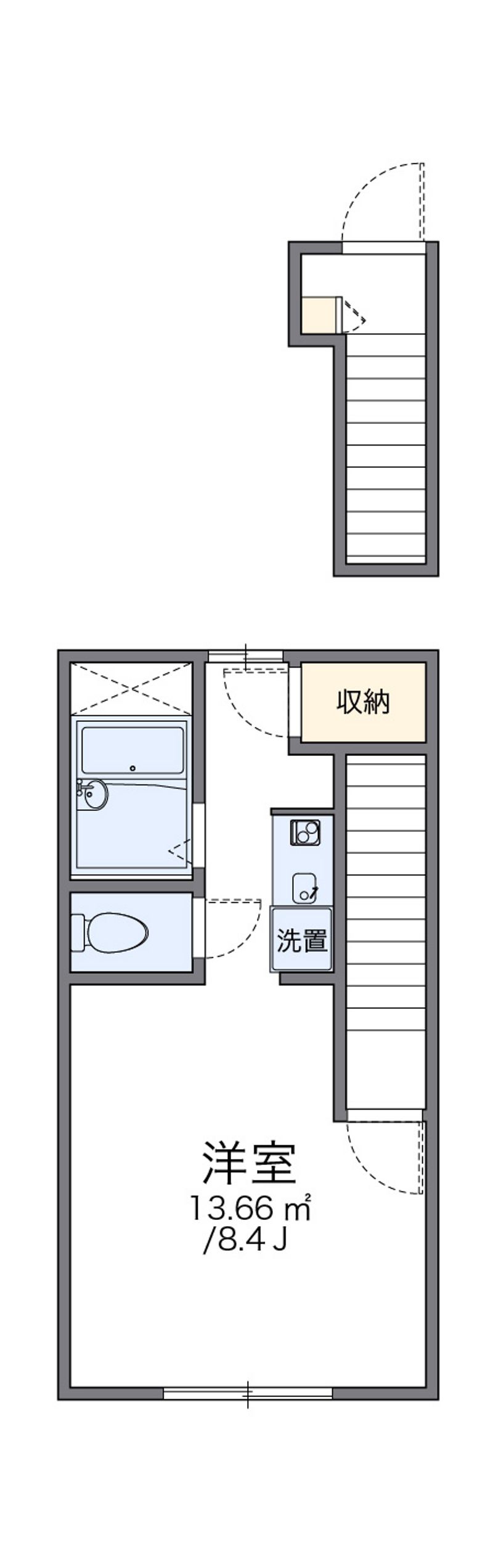 レオパレスＶｏｙａｇｅ 間取図