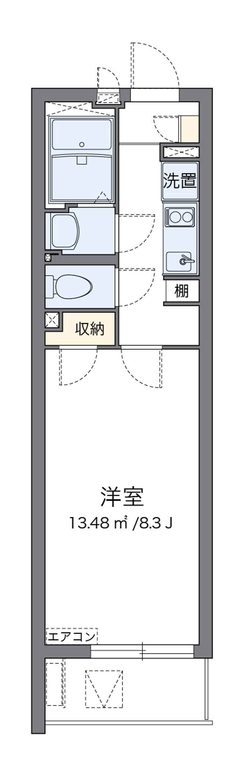 クレイノ陸王 間取り