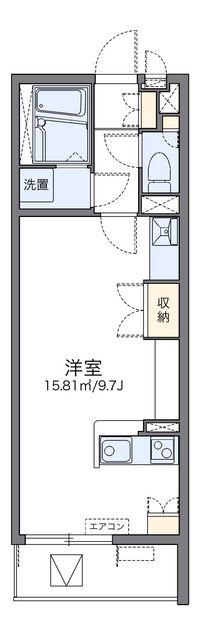 レオネクストＯＲＣＨＩＤ　Ｔ 間取り図