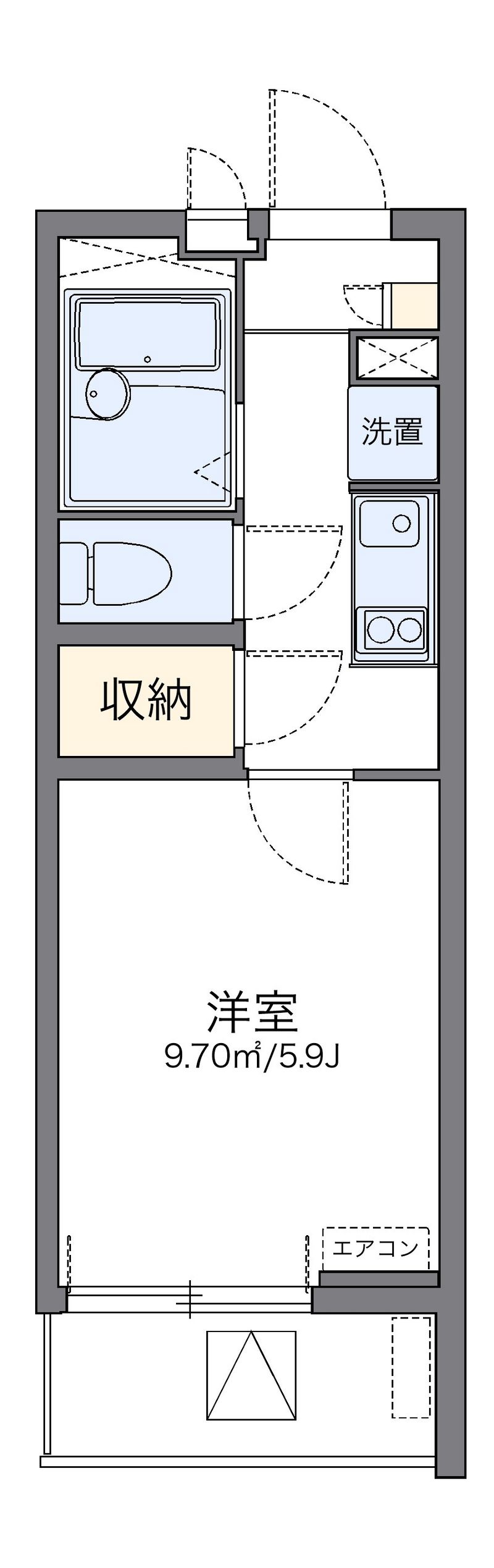 レオネクスト福生 間取図