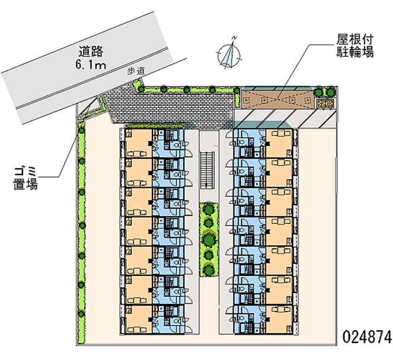 レオパレス瑞江 区画図