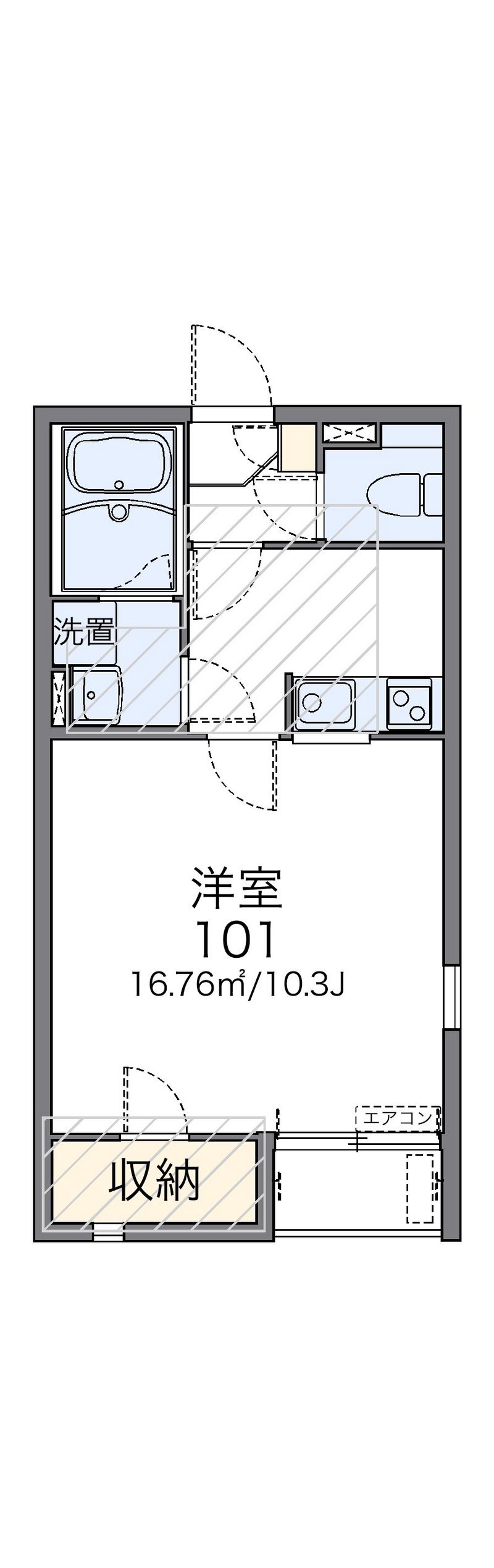 レオネクスト清水Ⅳ 間取図
