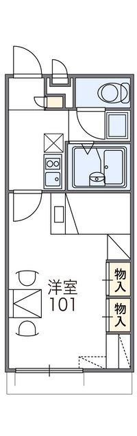 レオパレス播磨Ⅱ 間取り図