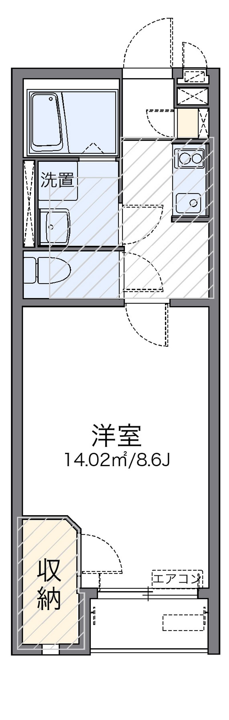 レオネクストマ　メゾン 間取図