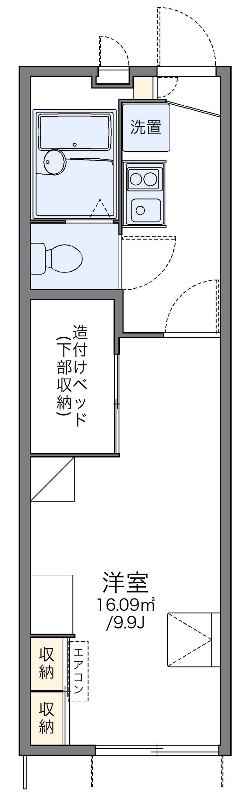 レオパレス清香 間取図