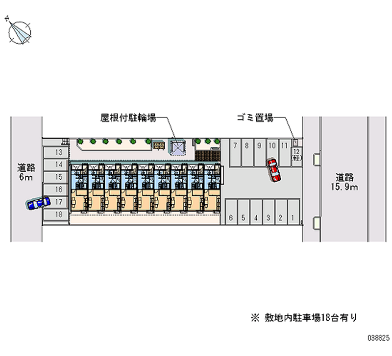 レオパレス東芳賀 月極駐車場