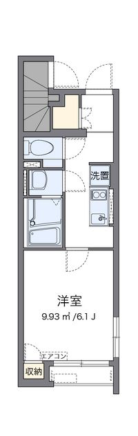 クレイノＨ１　ＹＡＹＯＩ 間取り図
