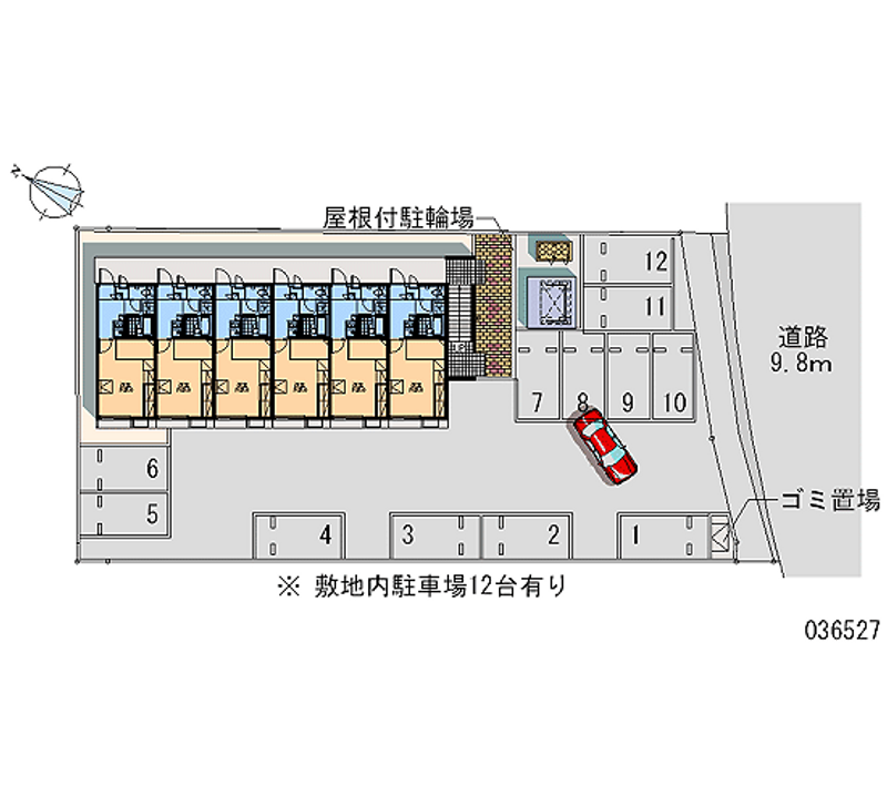 レオパレスカルラ 月極駐車場