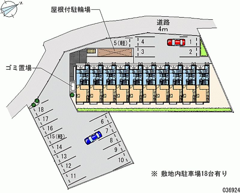 36924 Monthly parking lot