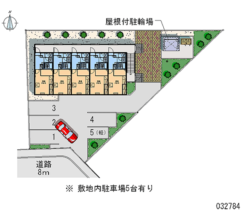 レオパレスＳＨＩＮ前田 月極駐車場