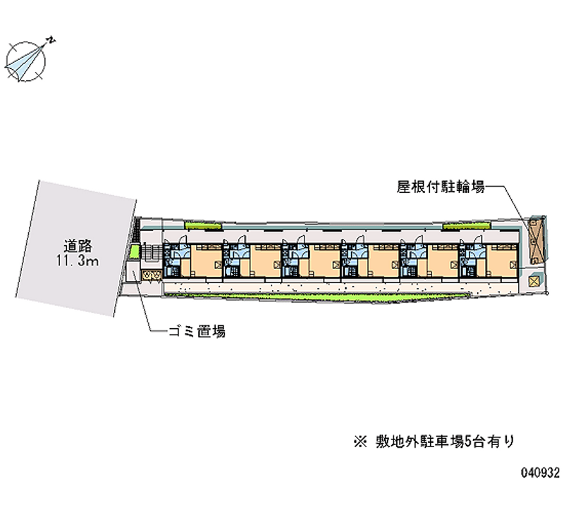 レオパレスＫ 月極駐車場