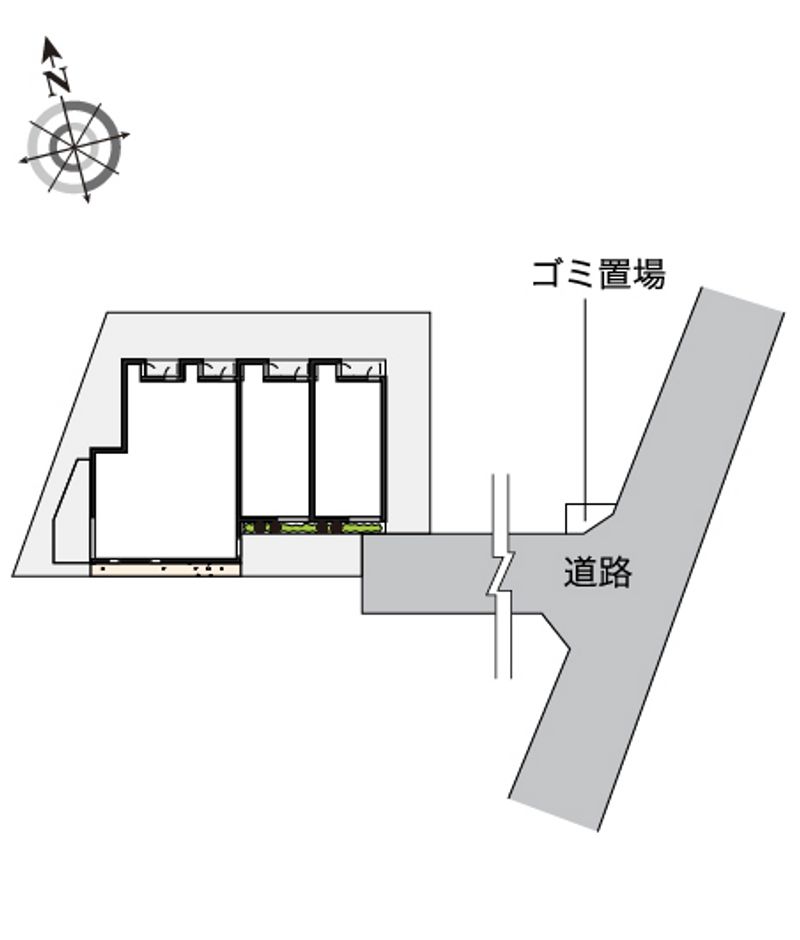 レオネクストＣｏｃｏ　Ｗａｖｅ 配置図