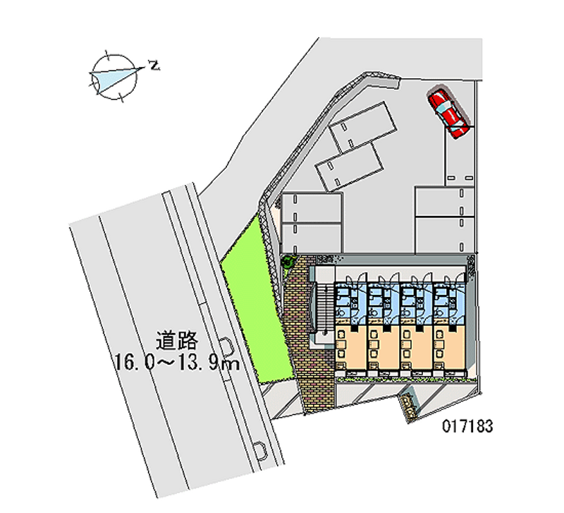レオパレス明日香 区画図