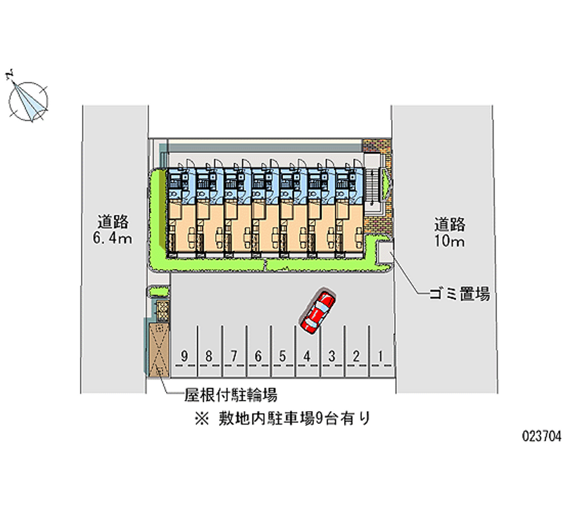 23704 bãi đậu xe hàng tháng