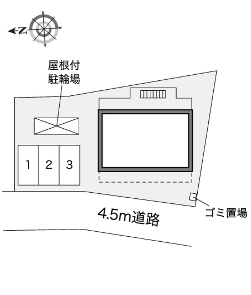 レオパレスＦ２ 配置図