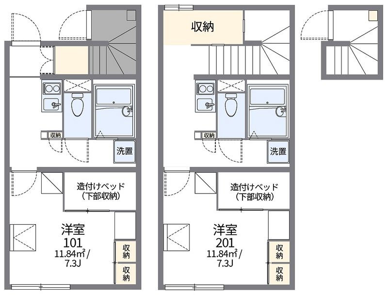 レオパレスエンジェル 間取図