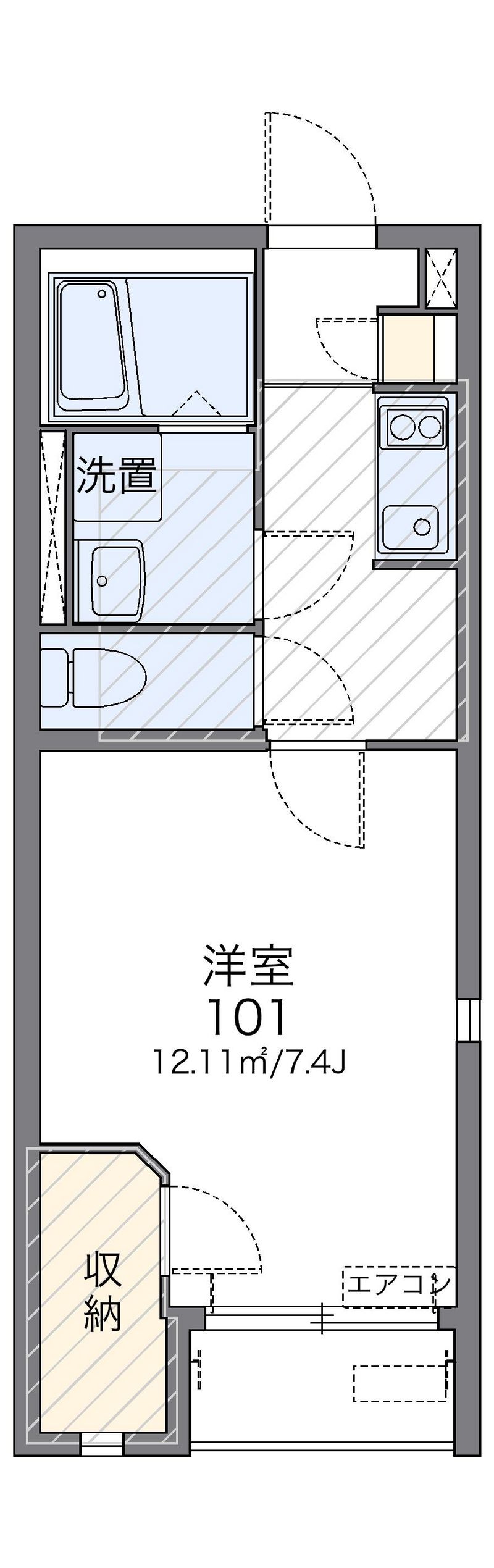 レオネクストサニープレイス 間取図