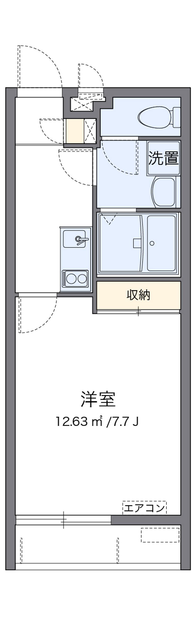 クレイノしあわせベイエリア 間取図