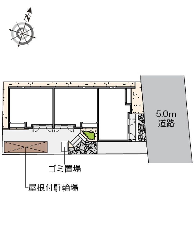クレイノ中村本町 配置図