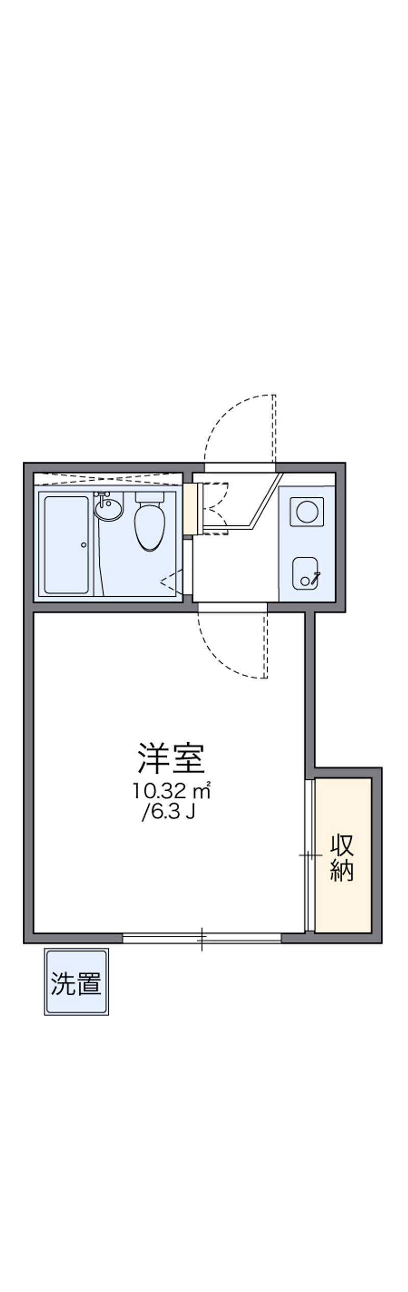レオパレス新伊丹第２ 間取図