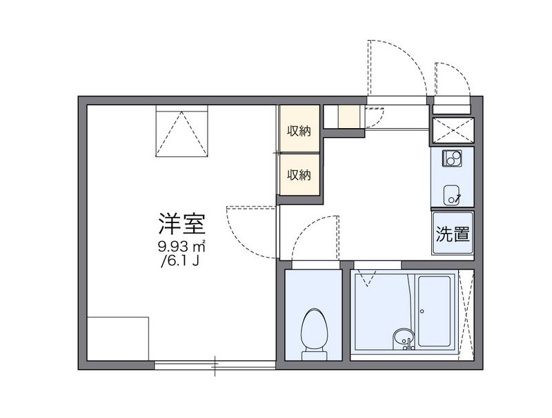 レオパレスｍｏｎ 間取図