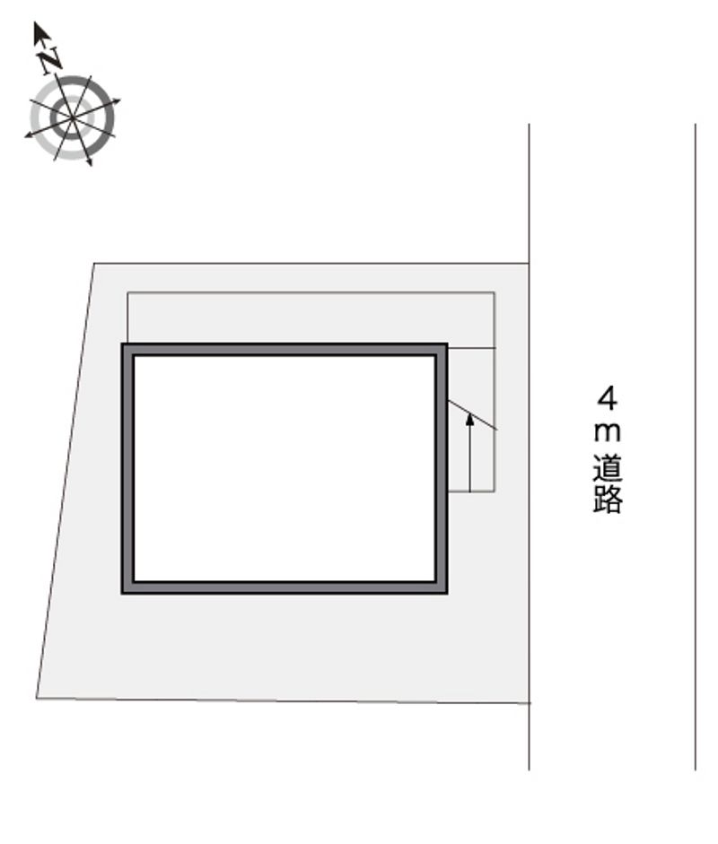 レオパレスこうべ山手 配置図