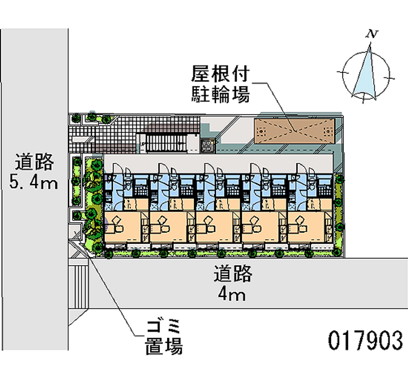 レオパレスコンフォールドミール 区画図