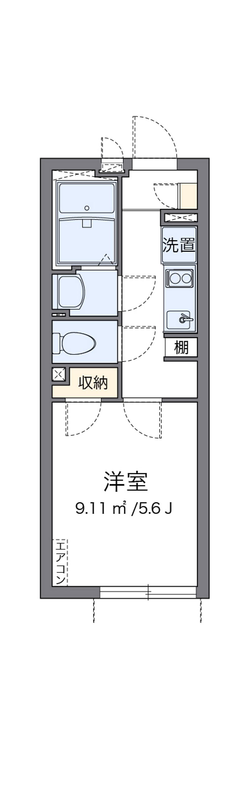 クレイノ西調布 間取図