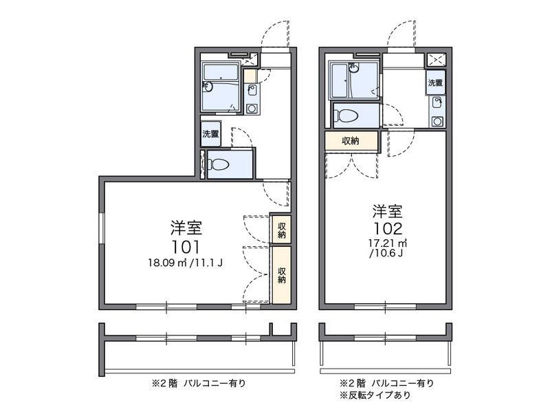 レオパレス高萬 間取図