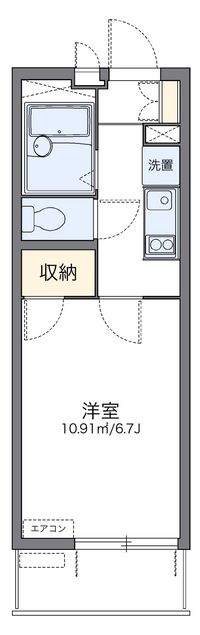 レオパレスグランドール 間取り図