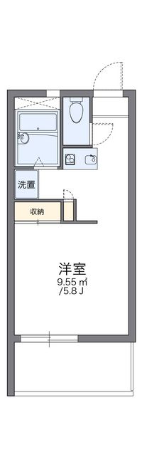 レオパレストウィンクル妙典Ａ 間取り図