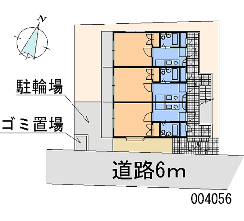 レオパレス住吉 区画図