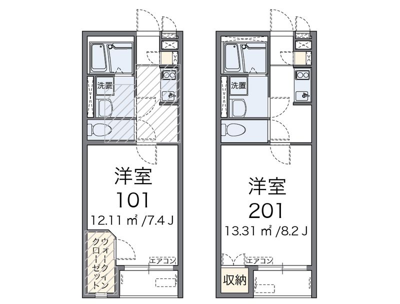 レオネクストＫ３ 間取り