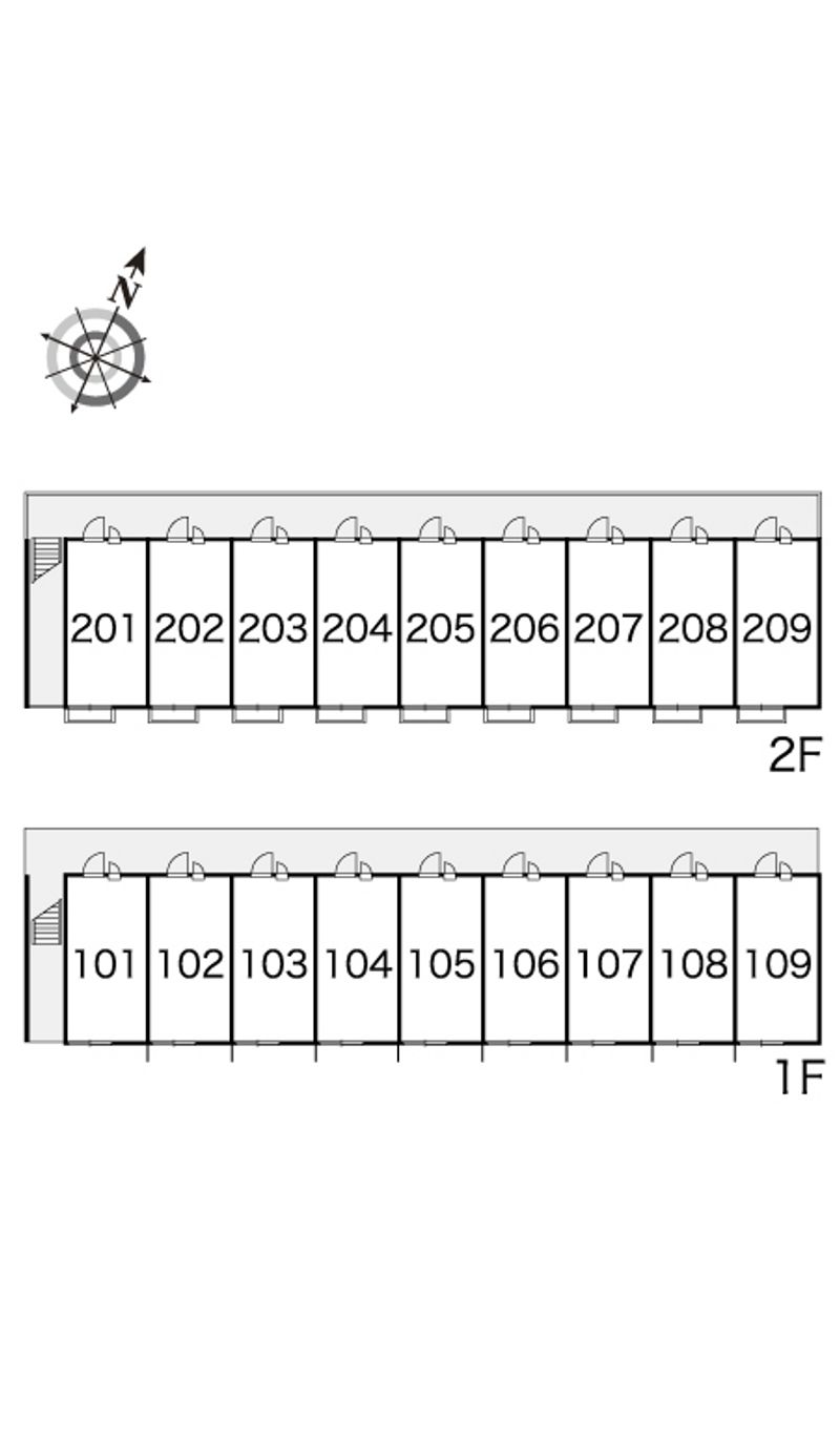 レオパレスＢＥＴＡ 間取配置図