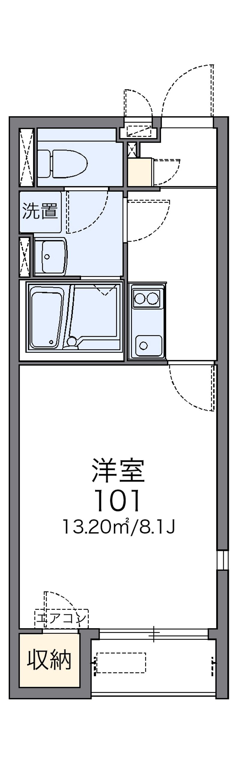 レオネクストマーレ 間取図