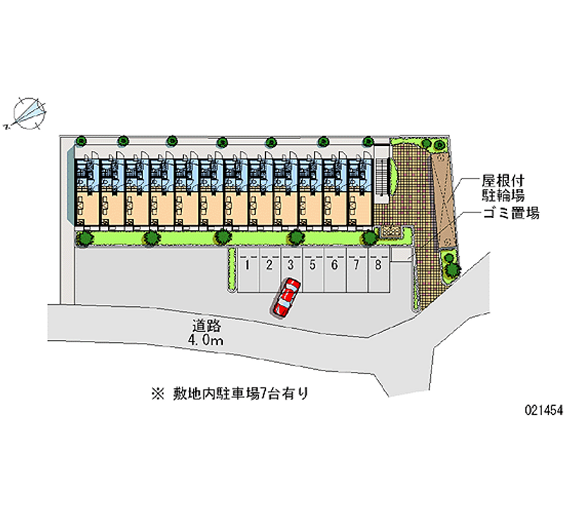 レオパレスフロンティア 月極駐車場