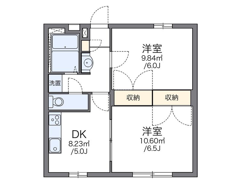 レオパレス翔 間取図