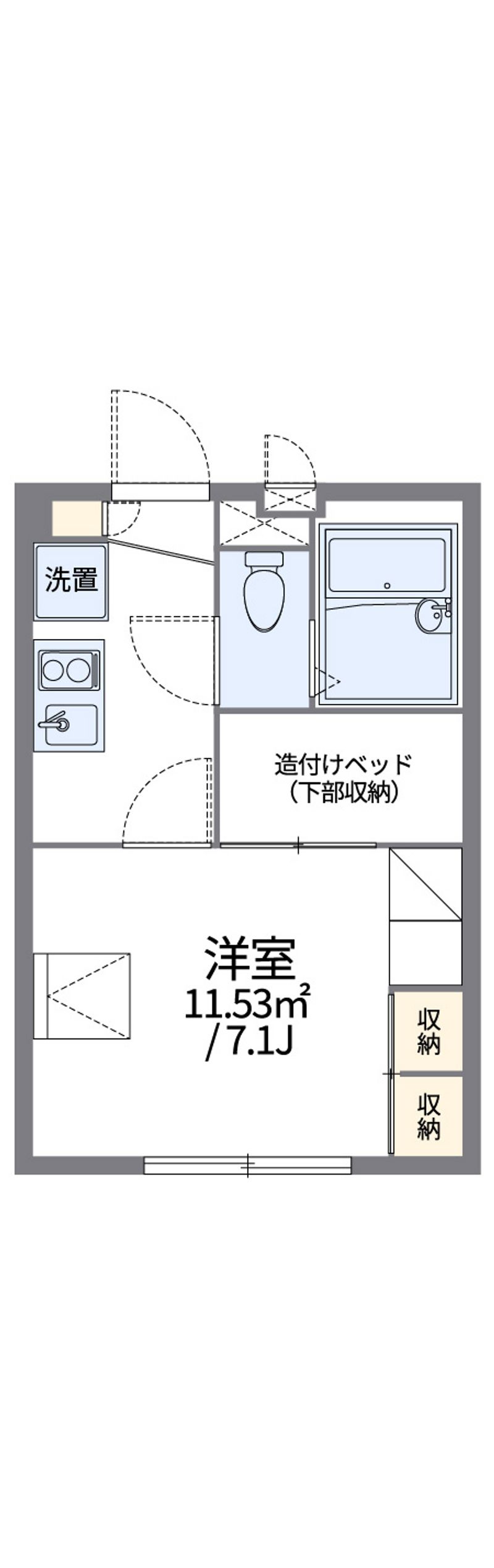 レオパレス清直緒 間取図