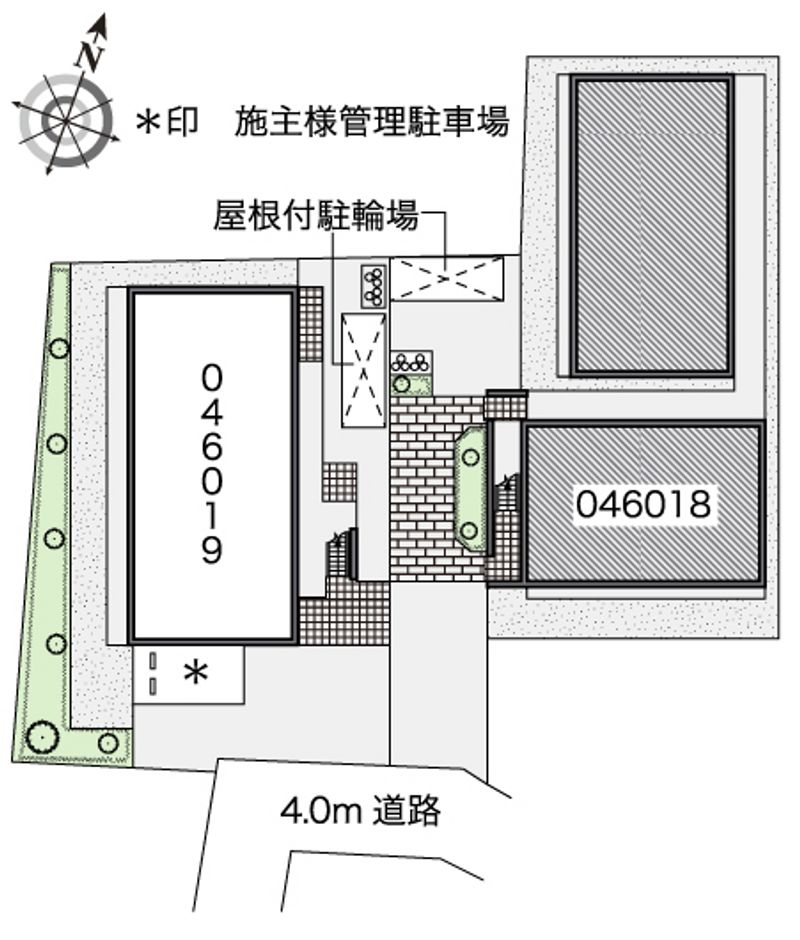 レオパレスＤＡＩＫＡＴＵ　Ｙ 配置図
