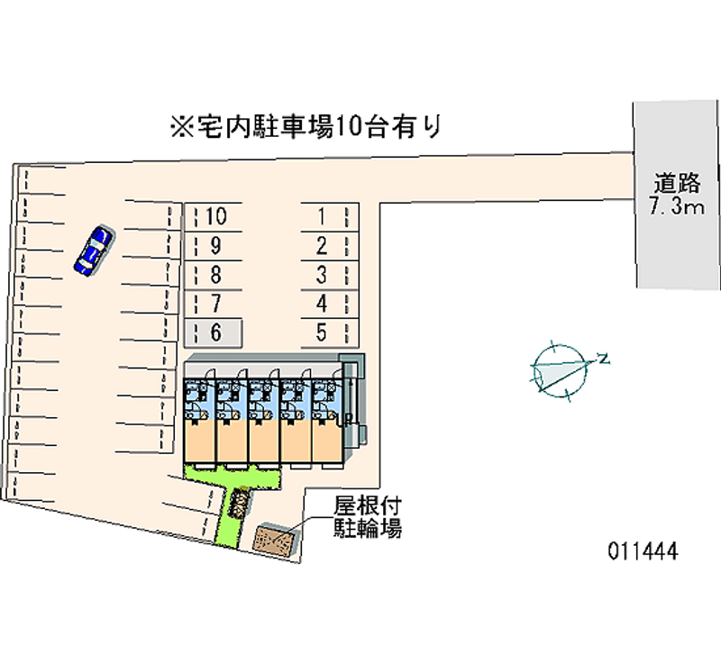 レオパレスフェリシア 月極駐車場