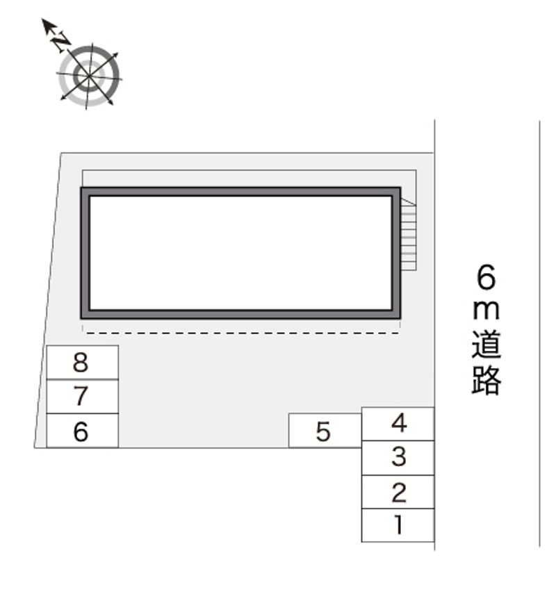 レオパレスＭａ・ｍａｉｓｏｎ・ｙａｎｏ 配置図